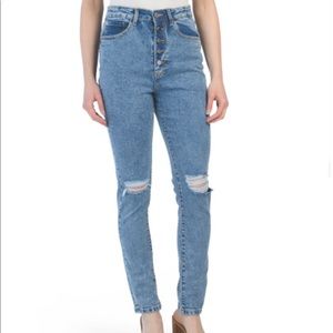 We Wore What Danielle vintage straight jeans